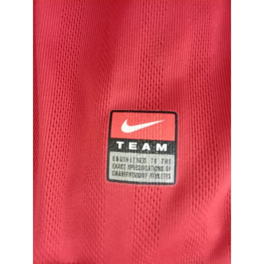 Nike Men’s Red Short-Sleeve Athletic Jersey